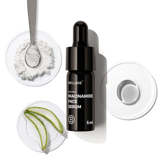 Brillare Mini Niacinamide Face Serum for Smooth, Glowing Skin, 5ml - Buy from Indicrest