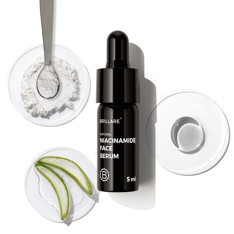 Brillare Mini Niacinamide Face Serum for Smooth, Glowing Skin, 5ml - Buy from Indicrest