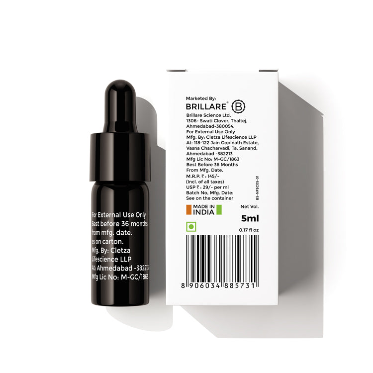 Brillare Mini Niacinamide Face Serum for Smooth, Glowing Skin, 5ml - Image 9 - Buy from Indicrest