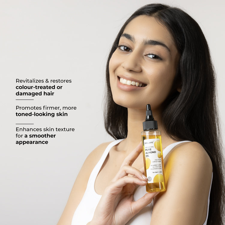 Brillare Pure Almond Oil, 100ml - Image 3 - Buy from Indicrest