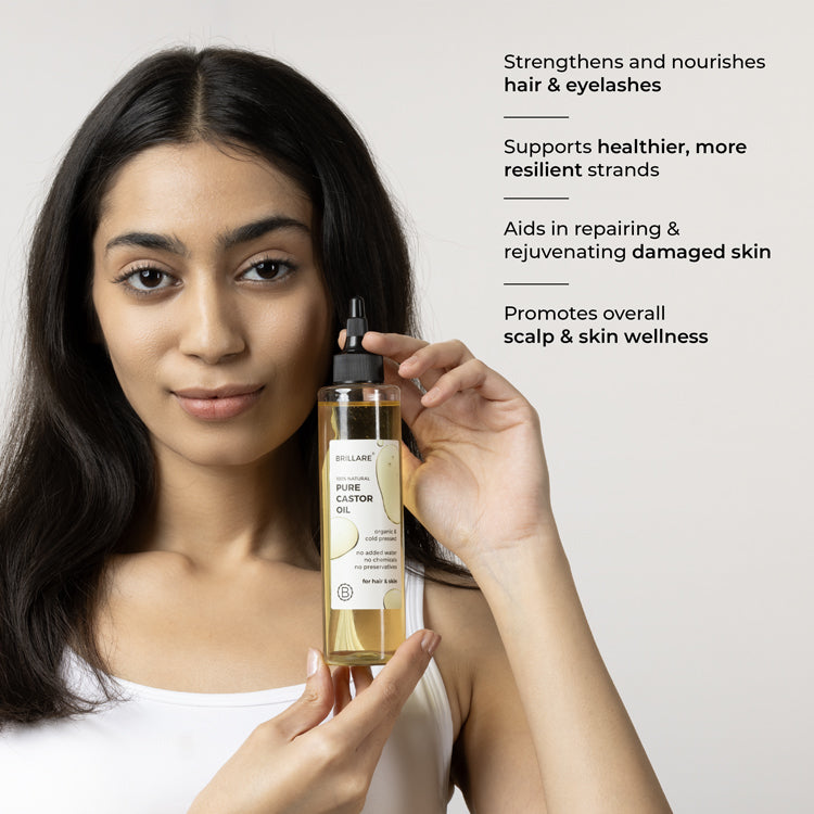 Brillare Pure Castor Oil, 200ml - Image 3 - Buy from Indicrest