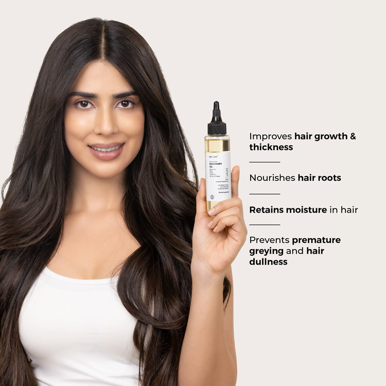 Brillare Rosemary Hair Oil for Hair Growth, 100ml - Image 3 - Buy from Indicrest