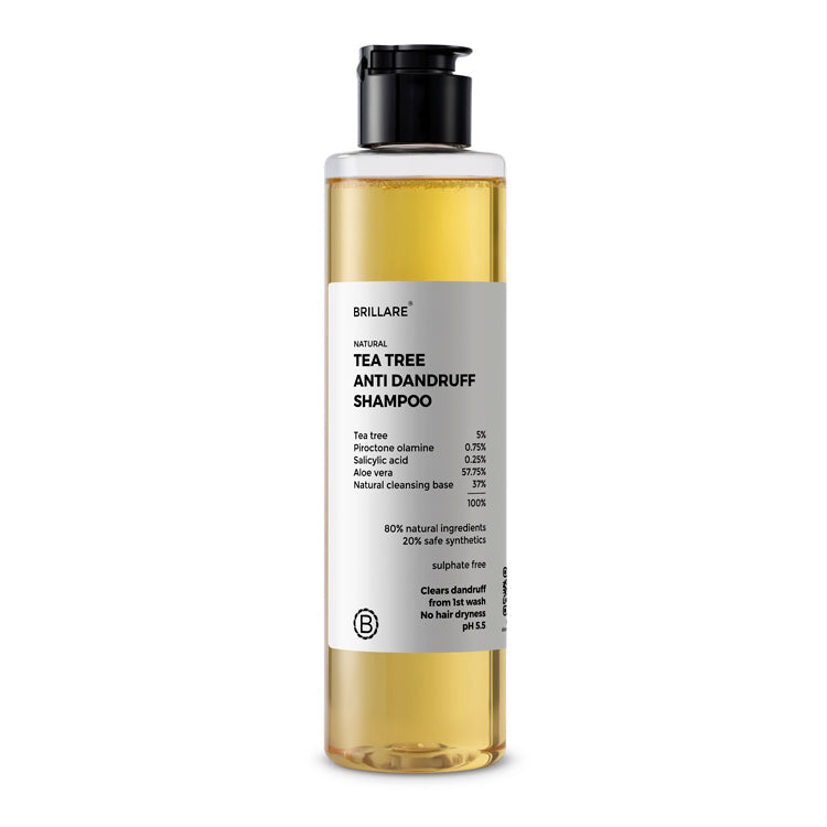 Brillare Tea Tree Anti Dandruff Shampoo, 200ml - Image 7 - Buy from Indicrest