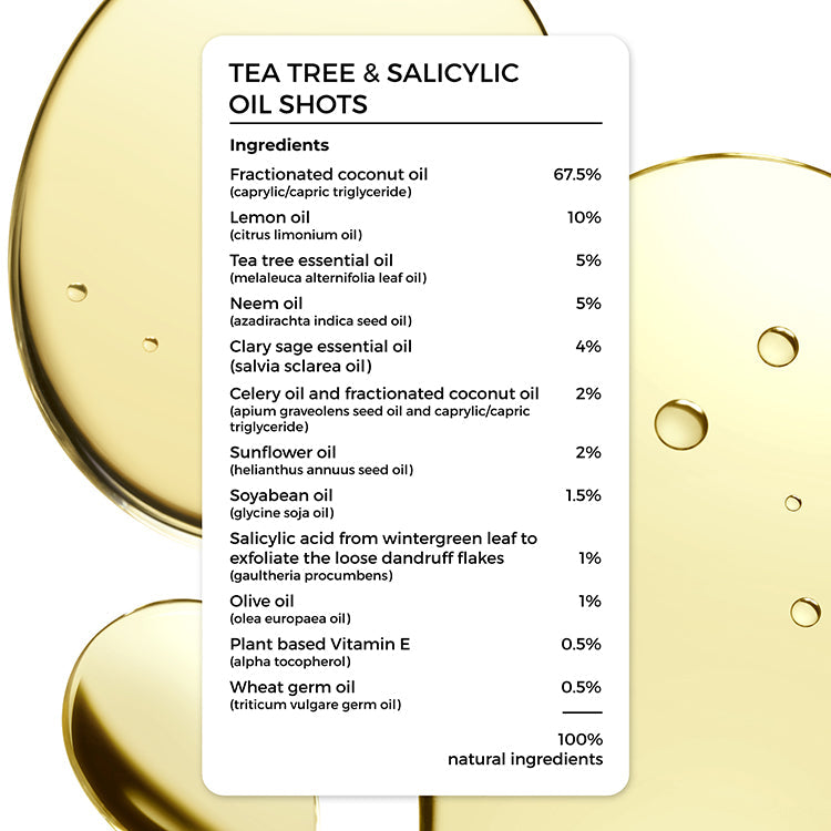 Brillare Tea Tree & Salicylic Oil Shots and Tea Tree Oil Combo For Dandruff Control - Image 3 - Buy from Indicrest