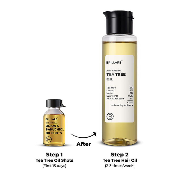 Brillare Tea Tree & Salicylic Oil Shots and Tea Tree Oil Combo For Dandruff Control - Image 7 - Buy from Indicrest