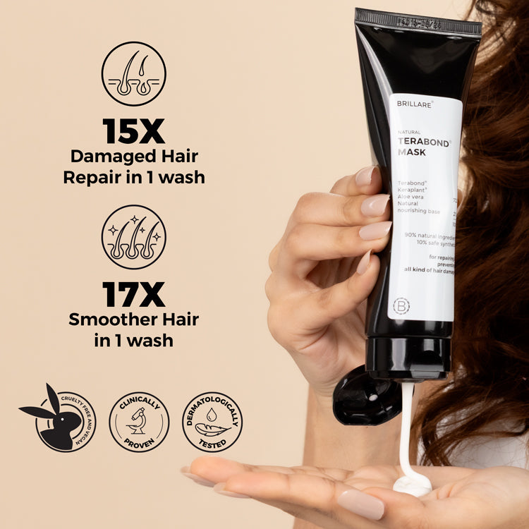 Brillare Terabond Mask For Smooth, Manageable Hair, 125g - Image 2 - Buy from Indicrest