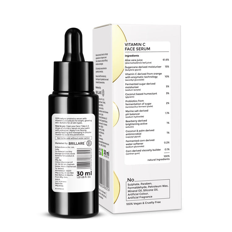 Brillare 10% Vitamin C Face Serum for Bright, Glowing Skin, 30ml - Image 10 - Buy from Indicrest