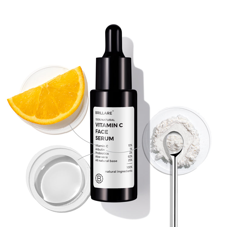 Brillare 10% Vitamin C Face Serum for Bright, Glowing Skin, 30ml - Buy from Indicrest