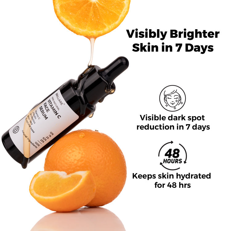 Brillare 10% Vitamin C Face Serum for Bright, Glowing Skin, 30ml - Image 2 - Buy from Indicrest