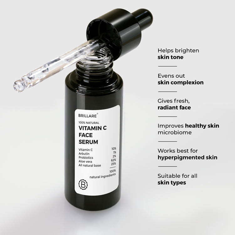 Brillare 10% Vitamin C Face Serum for Bright, Glowing Skin, 30ml - Image 3 - Buy from Indicrest