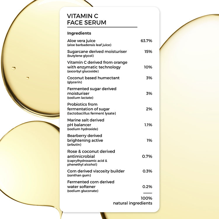 Brillare 10% Vitamin C Face Serum & Vitamin C Powder Face Wash (30g) Combo For Pigmented Skin - Image 2 - Buy from Indicrest