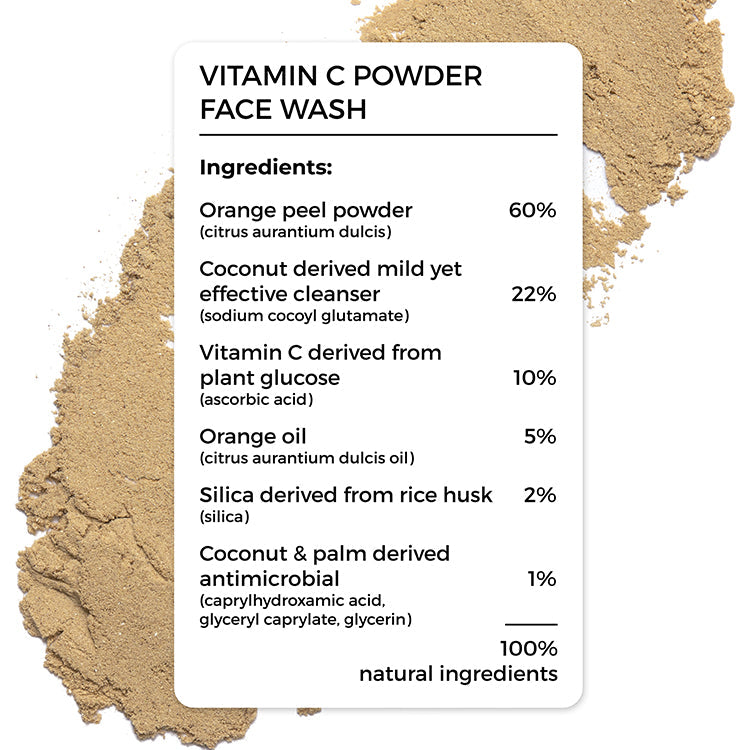 Brillare 10% Vitamin C Face Serum & Vitamin C Powder Face Wash (30g) Combo For Pigmented Skin - Image 3 - Buy from Indicrest