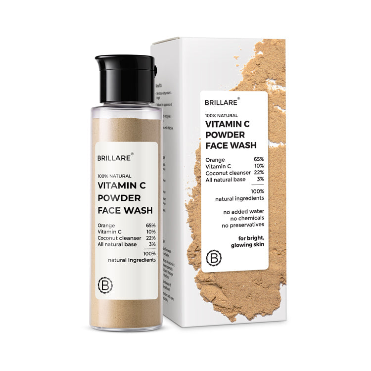Brillare Vitamin C Powder Face Wash For Bright, Glowing Skin, 30g - Image 9 - Buy from Indicrest