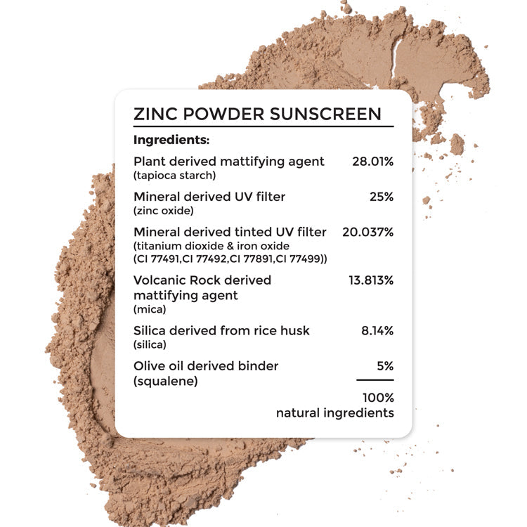 Brillare Zinc Powder Sunscreen SPF50 (Bronze), 4g - Image 2 - Buy from Indicrest