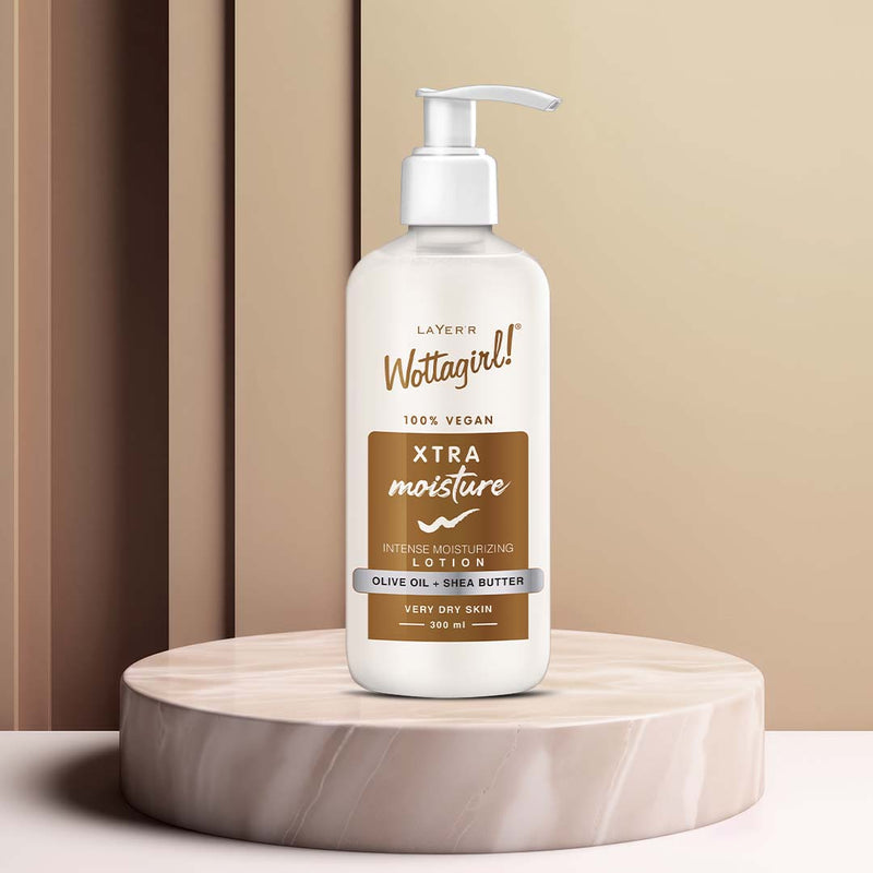 Wottagirl XTRA MOISTURE LOTION, 300ml (100% VEGAN) - Buy from Indicrest