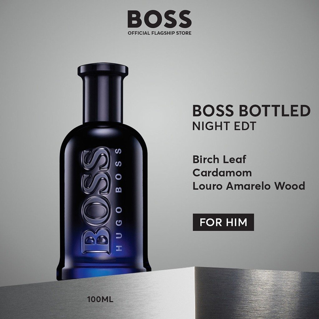 Buy Hugo Boss Bottled Night Cologne for Men, 100ml