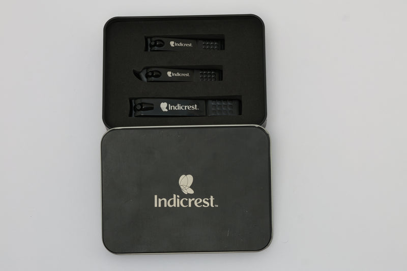 Indicrest Nail Cutter Set – Stainless Steel Nail Clippers Fingernail Trimming (Large, Medium & Oblique Clippers) Buy at Indicrest