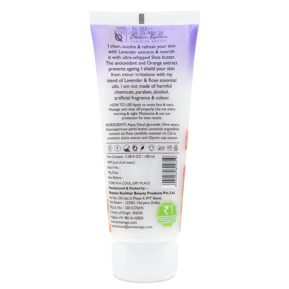 Aroma Magic Lavender Face Wash For Dry Skin, 100ml - Image 7 - Buy from Indicrest