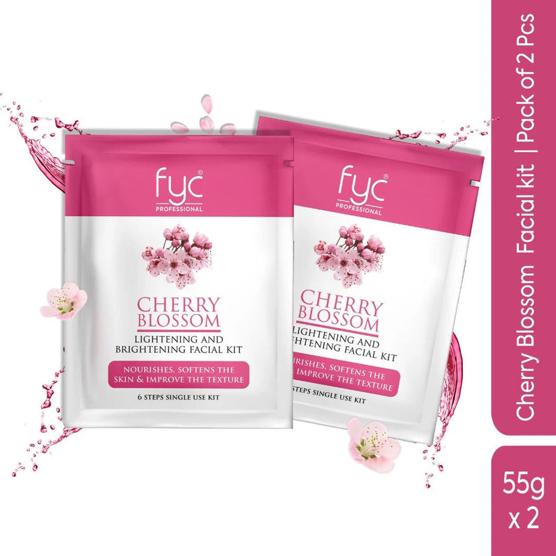 fyc-professional-cherry-blossom-lightening-brightening-6-step-facial-kit-pack-of-2x55g - Buy from Indicrest