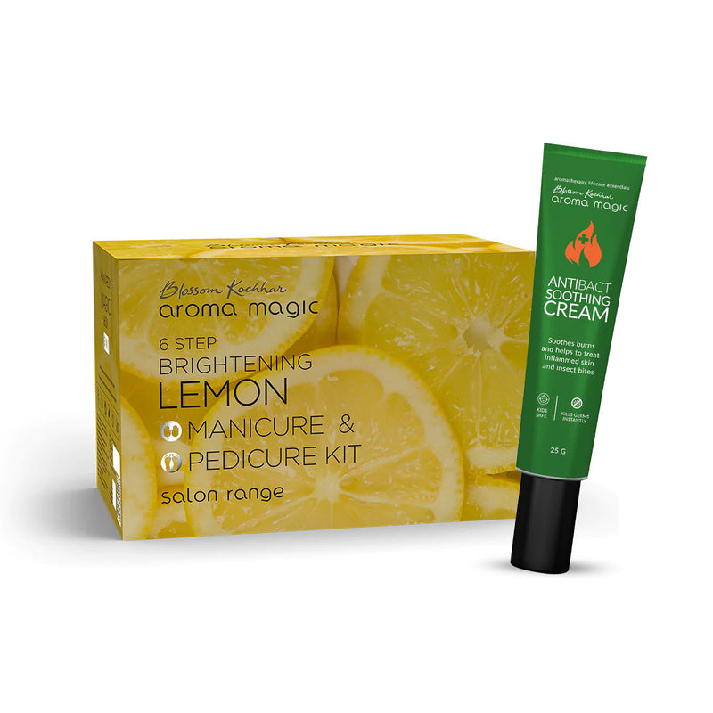 Aroma Magic Manicure & Pedicure Kit with Soothing Anti-Bacterial Cream Combo - Buy from Indicrest