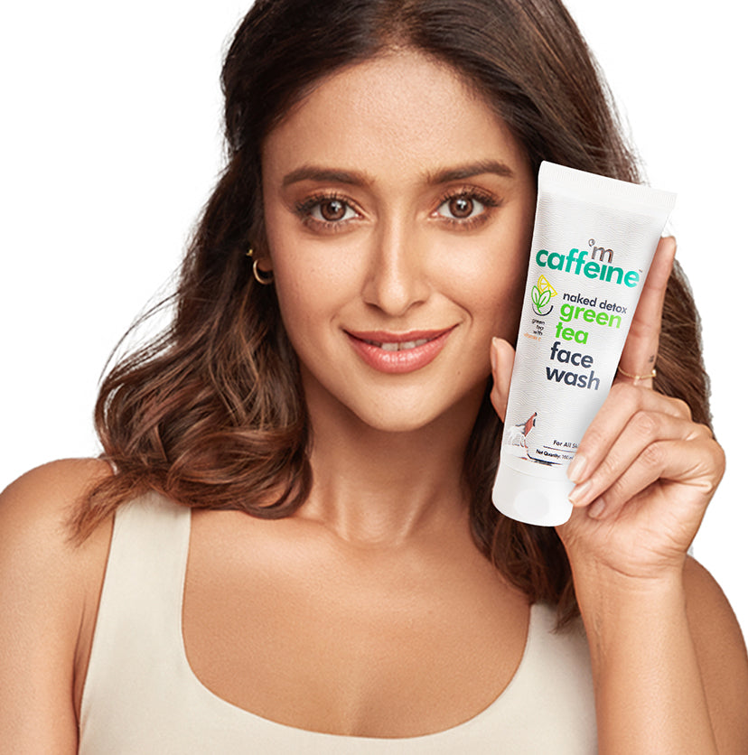 Mcaffeine Green Tea Face Wash with Vitamin C & Hyaluronic Acid, 100ml - Image 2 - Buy from Indicrest