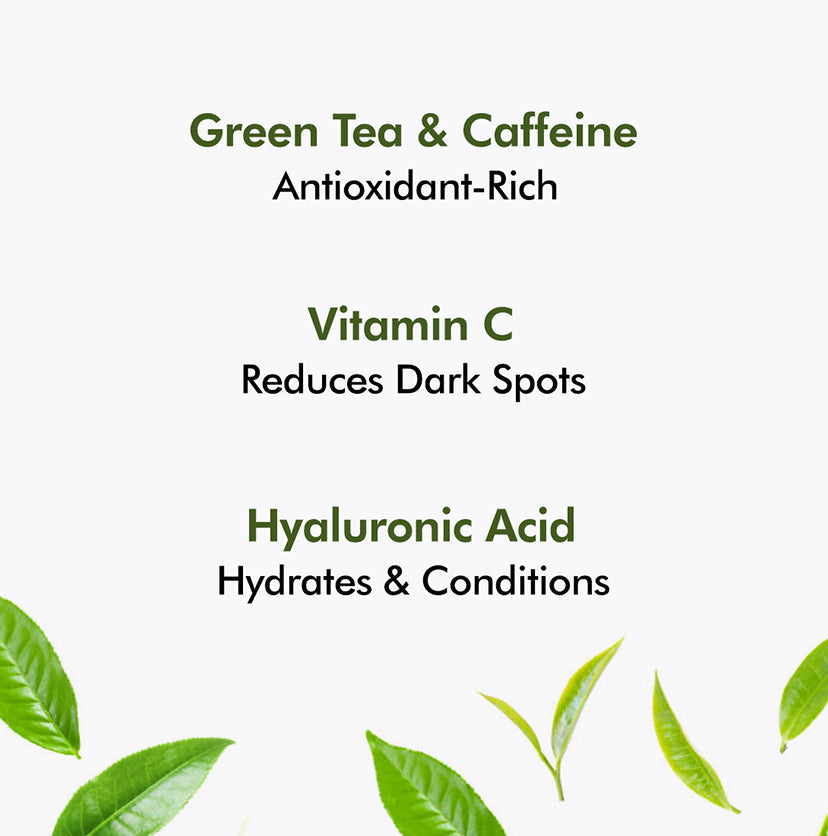 Mcaffeine Green Tea Face Wash with Vitamin C & Hyaluronic Acid, 100ml - Image 4 - Buy from Indicrest