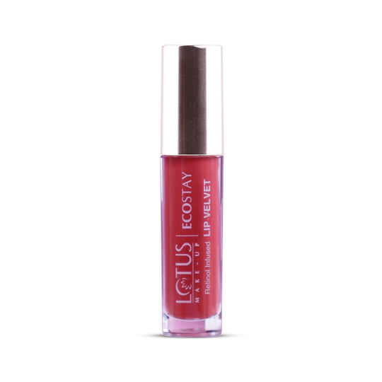 Lotus Herbals Make-up Ecostay Lip Velvet Matte Lip Color with Retinol, VELVET ROUGE ELMO4