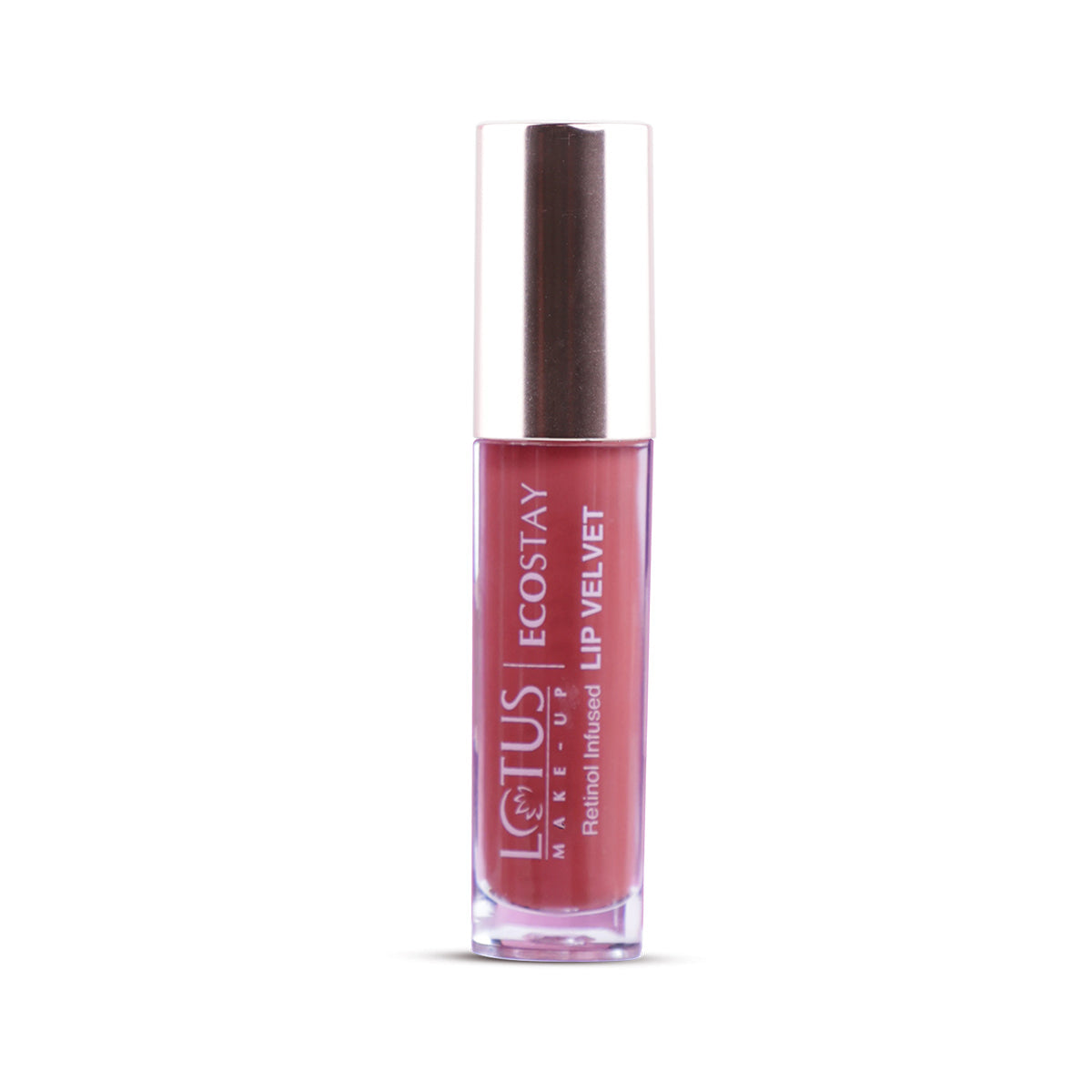 Lotus Herbals Make-up Ecostay Lip Velvet Matte Lip Color with Retinol, NUDE ELEGANCE ELM12