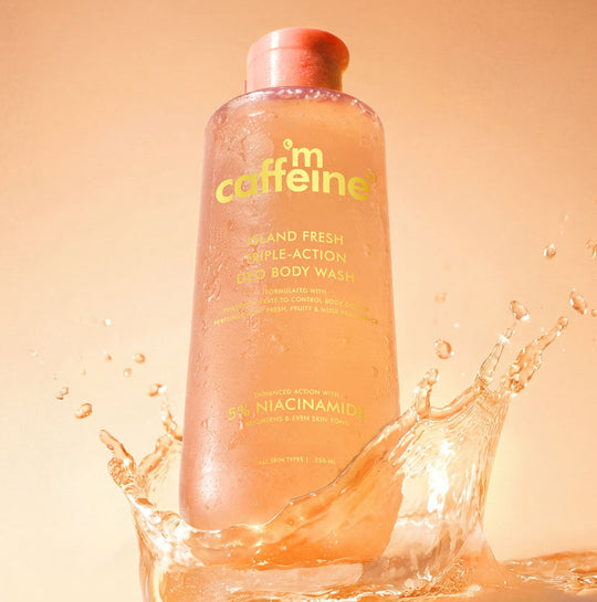 Mcaffeine Island Fresh Triple Action Deo Body Wash, 250ml - Buy from Indicrest