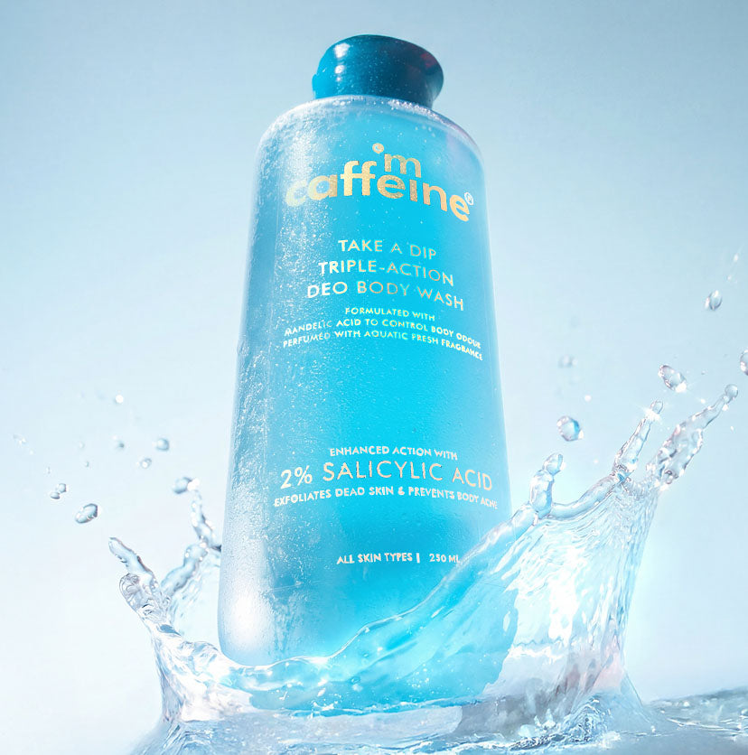 Mcaffeine 2% Salicylic Acid, 3-in-1 Perfume & Odour Control Body Wash, 250ml - Buy from Indicrest