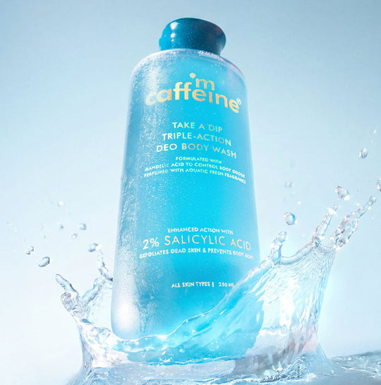 Mcaffeine 2% Salicylic Acid, 3-in-1 Perfume & Odour Control Body Wash, 250ml - Buy from Indicrest