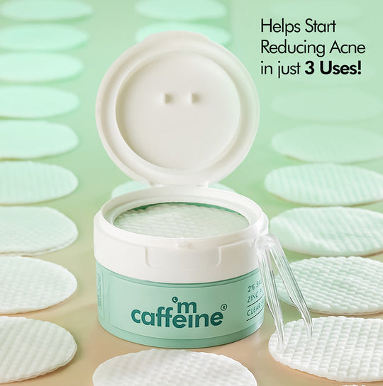 Mcaffeine 2% Salicylic Acid Serum-Acne Pads with Matcha Tea,  40 N - Buy from Indicrest