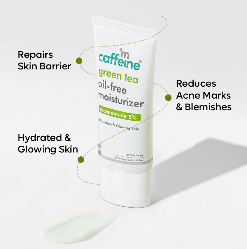 Mcaffeine Green Tea Oil-Free Moisturizer with 5% Niacinamide, 50ml - Image 2 - Buy from Indicrest