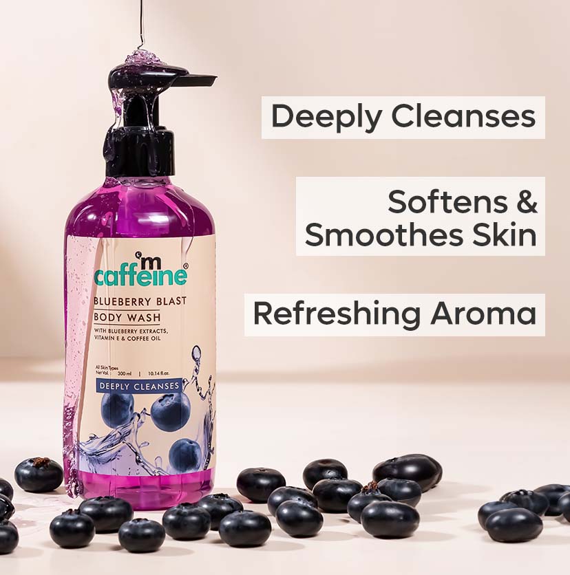 Mcaffeine Blueberry Blast Body Wash, 300ml - Image 4 - Buy from Indicrest