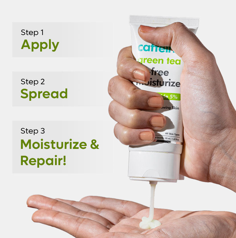 Mcaffeine Green Tea Oil-Free Moisturizer with 5% Niacinamide, 50ml - Image 5 - Buy from Indicrest