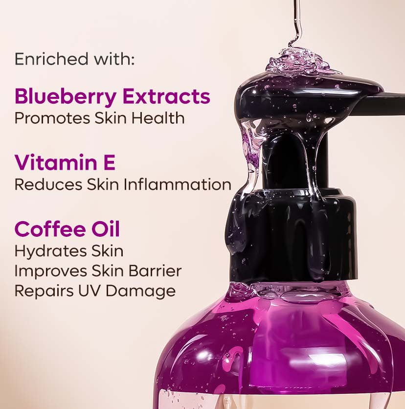 Mcaffeine Blueberry Blast Body Wash, 300ml - Image 7 - Buy from Indicrest
