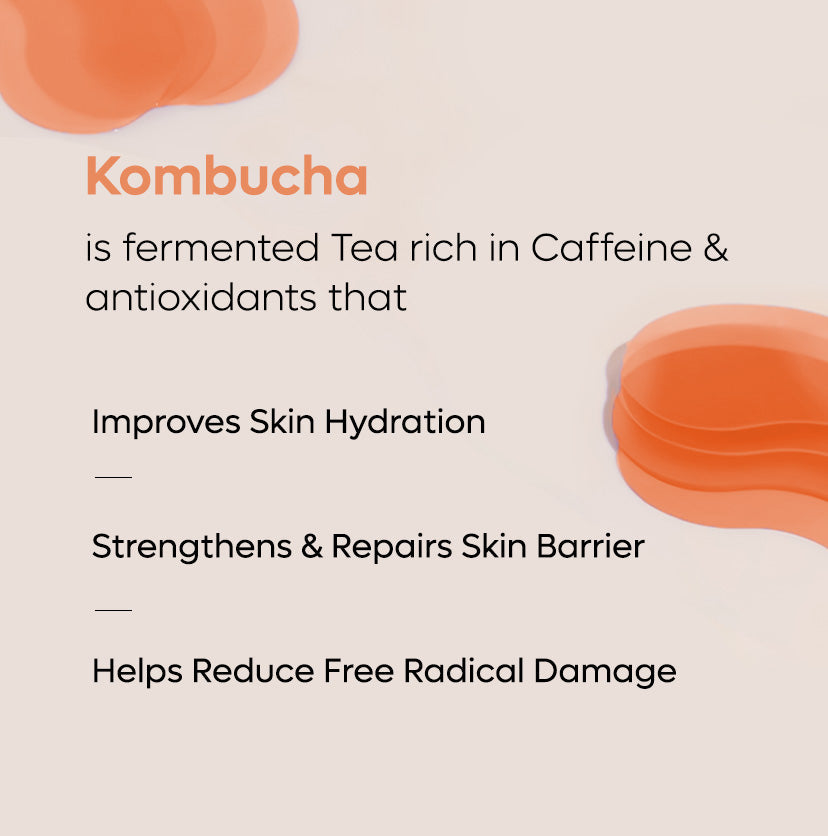 Mcaffeine Hydro gel Kombucha Under Eye Patches, 15 Pairs - Image 6 - Buy from Indicrest