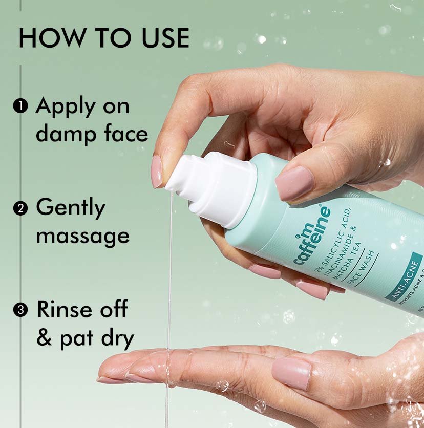 Mcaffeine 2% Salicylic Acid Niacinamide & Matcha Tea Face Wash, 100ml - Image 7 - Buy from Indicrest