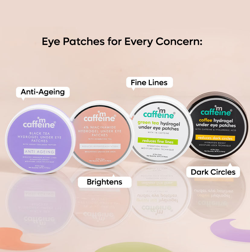Mcaffeine Black Tea Complex™ Hydro gel Under Eye Patches, 15 Pairs - Image 8 - Buy from Indicrest