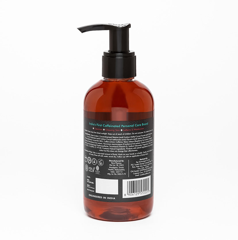 Mcaffeine mCaffeine Coffee Body Wash with Berries, Pack of 3 X 200ml - Image 7 - Buy from Indicrest