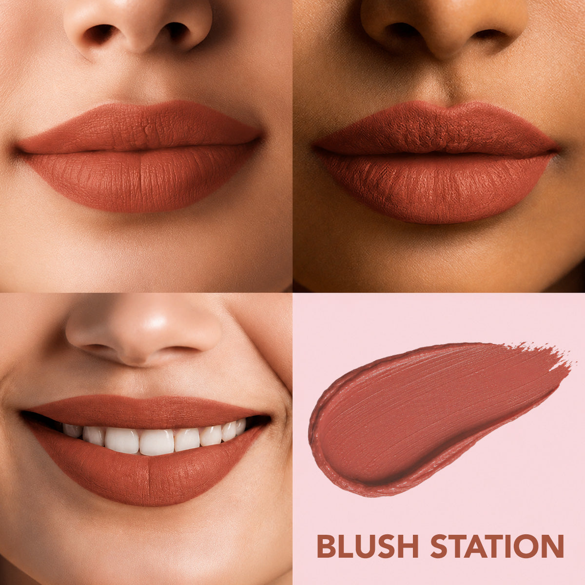 Lotus Herbals Make-up Ecostay Lip Velvet Matte Lip Color with Retinol, VELVET BLISS ELM09, 4ml