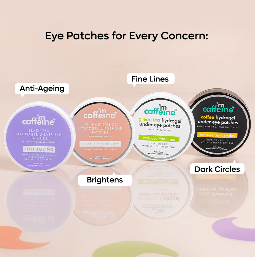 Mcaffeine Hydro gel Kombucha Under Eye Patches, 15 Pairs - Image 9 - Buy from Indicrest
