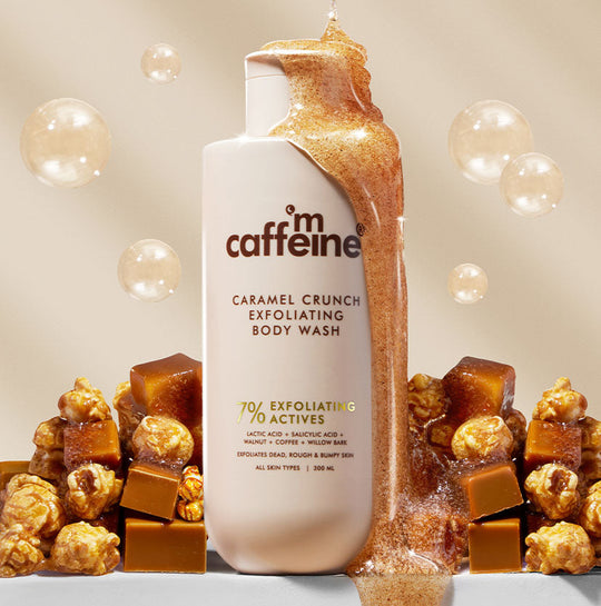 Mcaffeine Exfoliating Caramel Crunch Body Wash, 300ml - Buy from Indicrest