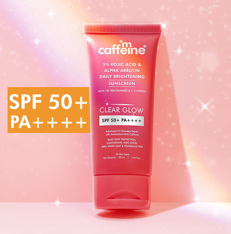 Mcaffeine Brightening Sunscreen for Dark Spots - SPF 50 PA ++++ - Buy from Indicrest