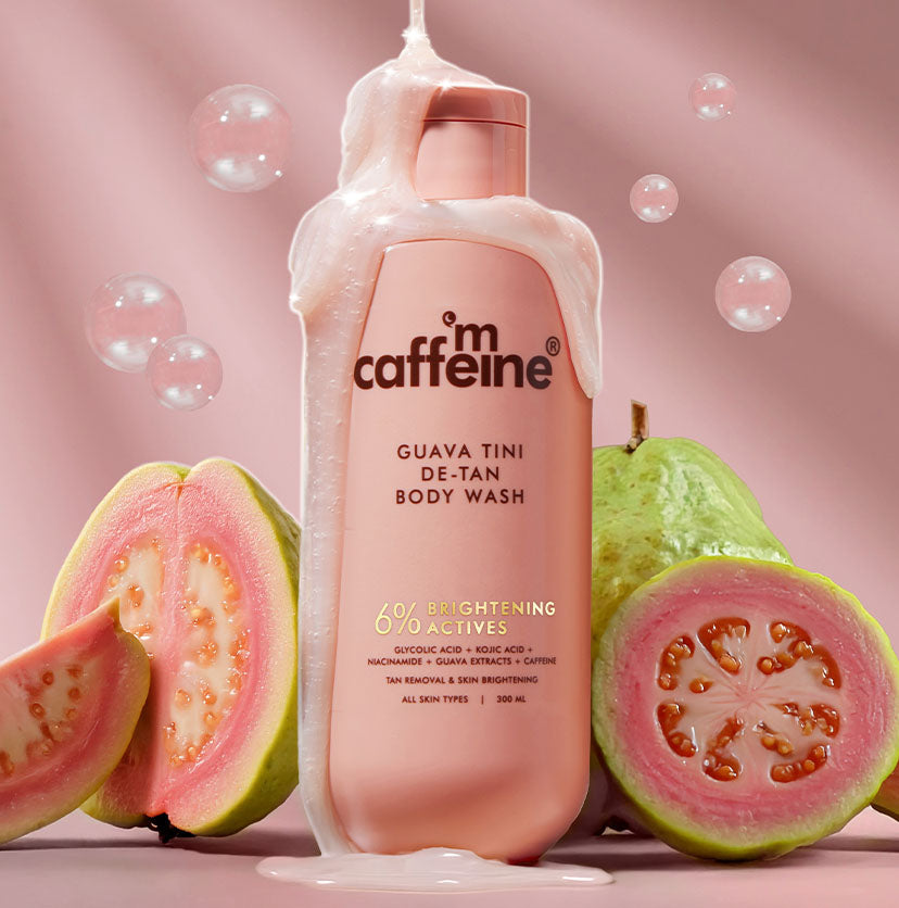Mcaffeine Guava  Tini De-Tan Body Wash, 300ml - Buy from Indicrest