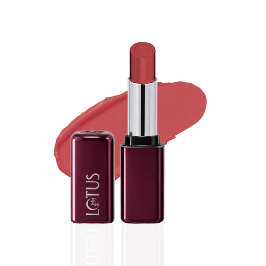 Lotus Herbals Make-up PROEDIT Luxe Matte Lipstick with Hyaluronic Acid, BARE OPULENCE PLM09, 3.5g