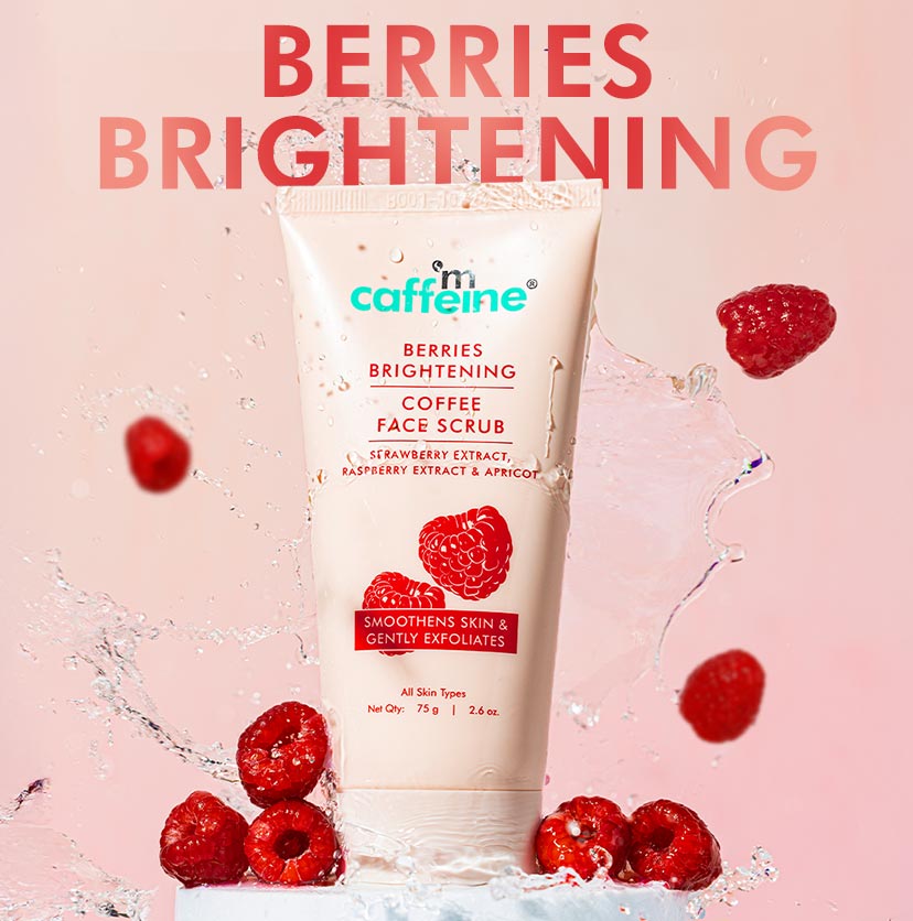 Mcaffeine Berries Brightening Coffee Face Scrub, 75g - Image 2 - Buy from Indicrest