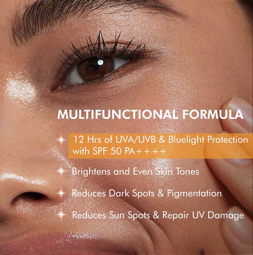 Mcaffeine Brightening Sunscreen for Dark Spots - SPF 50 PA ++++ - Image 2 - Buy from Indicrest