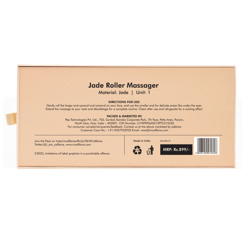 Mcaffeine Jade Roller - Face Massager - Image 3 - Buy from Indicrest