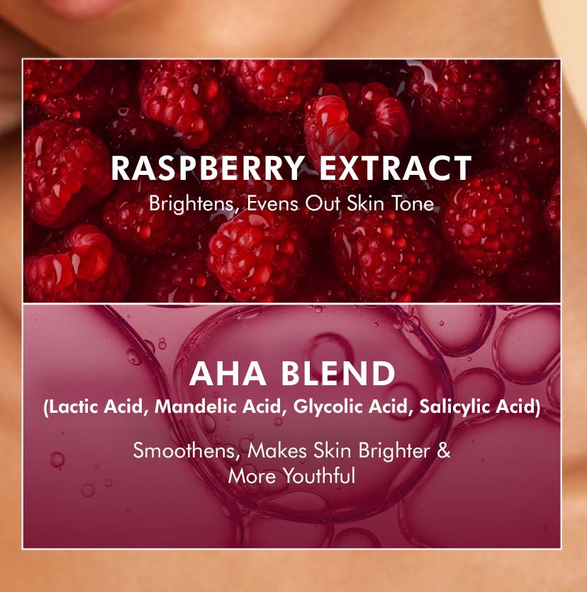 Mcaffeine Brightening Raspberry Body Scrub | Vit C Rich, 175g - Image 3 - Buy from Indicrest